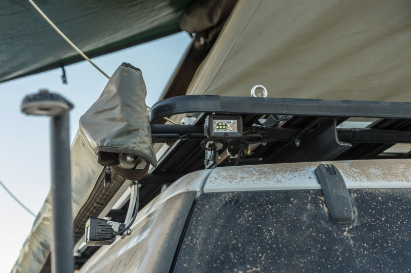 KC HiLiTES C-Series C2 LED 2in. Backup Area Flood Light 20w (Pair Pack System) - Black - Racecraft Industries