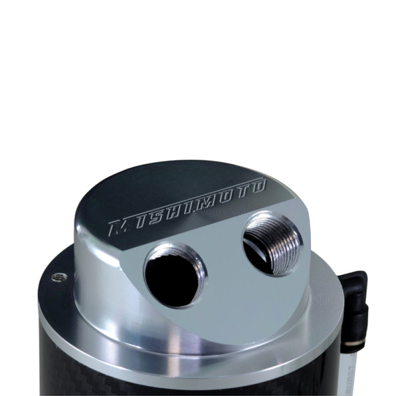 Mishimoto Carbon Fiber Oil Catch Can 10mm Fittings - Racecraft Industries