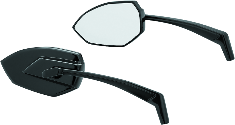 Kuryakyn Phantom Mirrors Gloss Black - Racecraft Industries