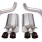 Corsa 2006-2013 Chevrolet Corvette C6 Z06 7.0L V8 Black Sport Axle-Back Exhaust - Racecraft Industries