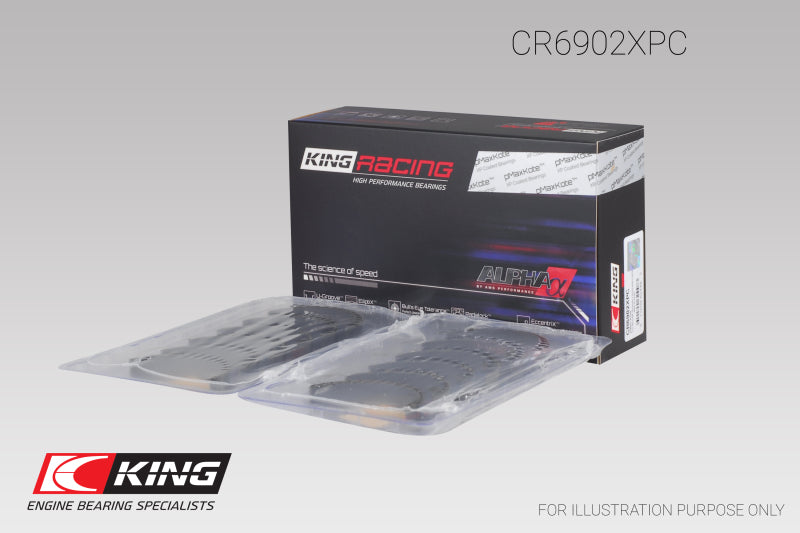 King Nissan VQ35HR/VQ37VHR/VR30DTT (Size +.5) pMaxKote Rod Bearing Set - Racecraft Industries