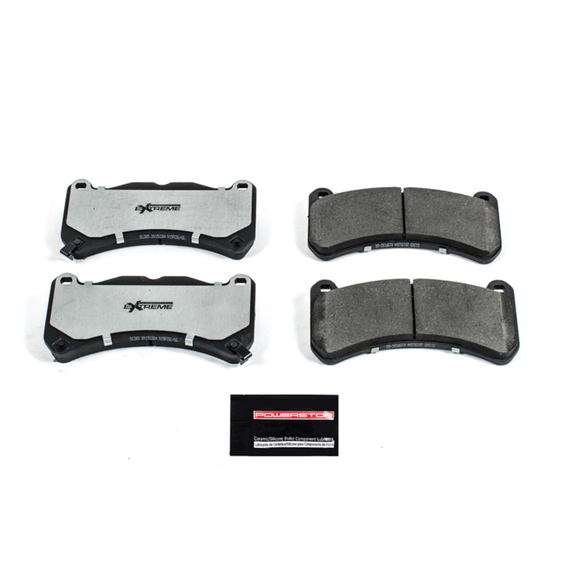 Power Stop 13-14 Ford Mustang Front Z26 Extreme Street Brake Pads w/Hardware - Racecraft Industries