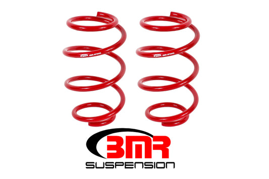BMR 15-17 S550 Mustang Front Performance Version Lowering Springs - Red - Racecraft Industries
