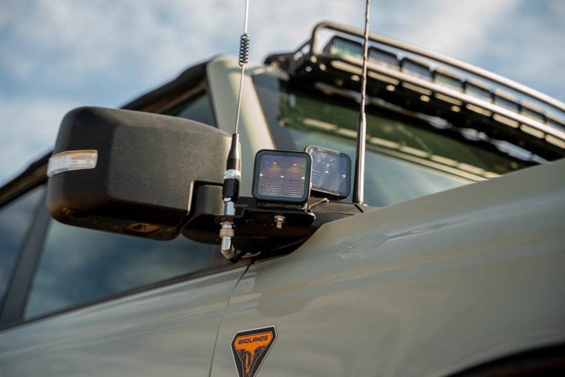 DV8 Offroad 2021 Ford Bronco A Pillar Dual Light Pod Drop Mounts - Racecraft Industries