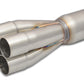 Vibrant 4-1 SS Merge Collectors (1-3/4in Inlet Slipover ID 2-1/2in Merge Outlet OD) Single Unit - Racecraft Industries