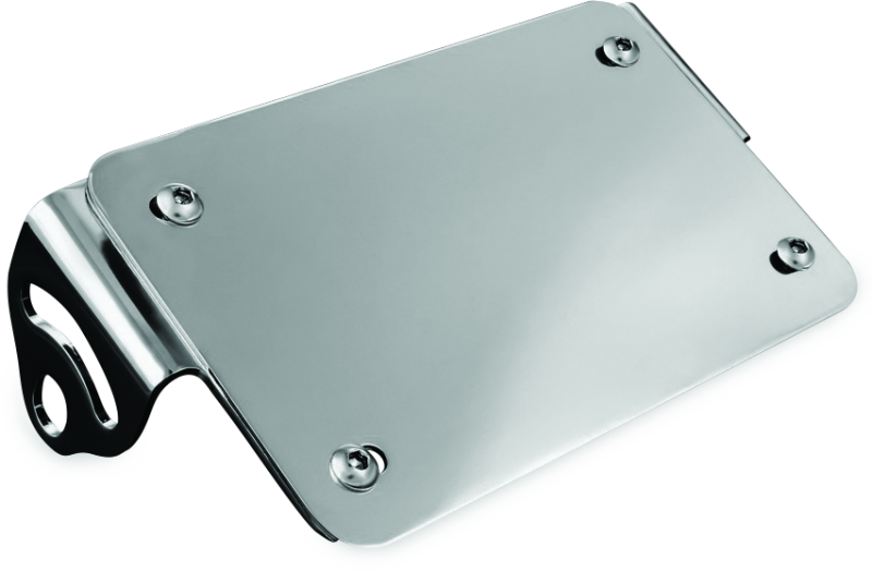 Kuryakyn License Plate Turn Signal & Marker Light Mount Chrome - Racecraft Industries