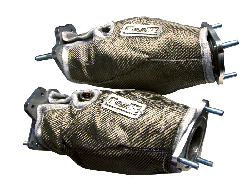 Kooks 2020+ Chevrolet Corvette C8 LT2 6.2L Heat Shield Blankets for Ultra Green Catted Connect Pipes - Racecraft Industries