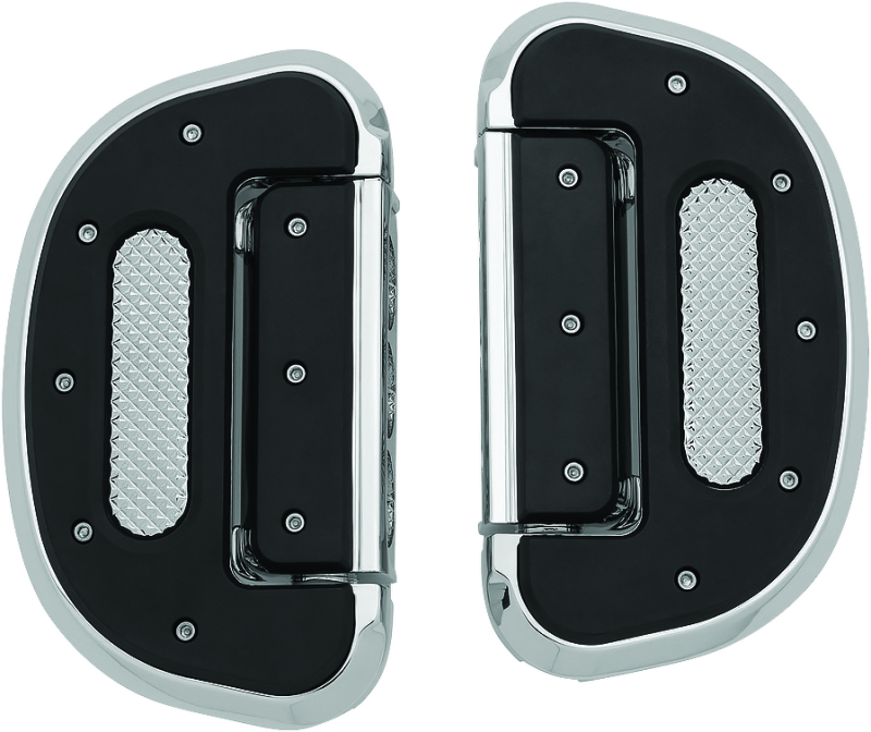 Kuryakyn Heavy Industry Passenger Floorboard Without Adapter Chrome - Racecraft Industries