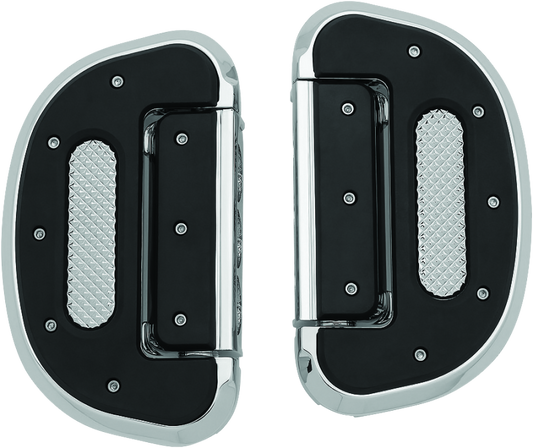Kuryakyn Heavy Industry Passenger Floorboard Without Adapter Chrome - Racecraft Industries