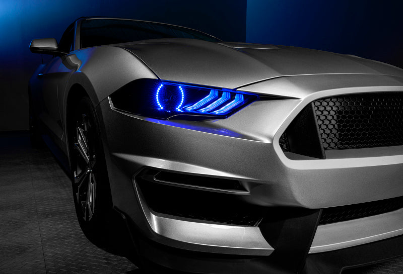 Oracle 18-21 Ford Mustang Dynamic DRL w/ Halo Kit & Sequential Turn Signal - ColorSHIFT SEE WARRANTY - Racecraft Industries
