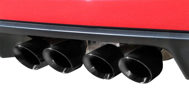 Corsa 2009-2013 Xtreme Axle-Back Exhaust w/Dual Black 3.5in Tips 09-13 Chevrolet Corvette C6 6.2L V8 - Racecraft Industries