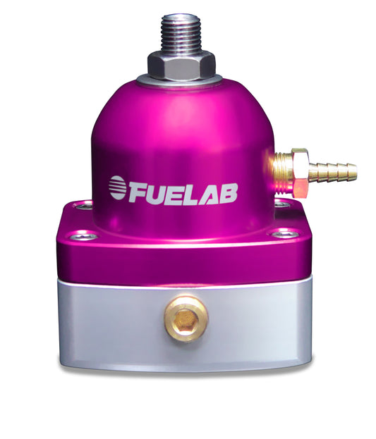 Fuelab 515 EFI Adjustable FPR 25-90 PSI (2) -6AN In (1) -6AN Return - Purple - Racecraft Industries