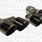 Corsa 2015-2017 Ford Mustang GT 5.0 Black Quad Tips Kit - Racecraft Industries