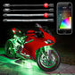 XK Glow Strip Million Color XKCHROME Smartphone App ATV/Motorcycle LED Light Kit 6xPod + 2x10In - Racecraft Industries
