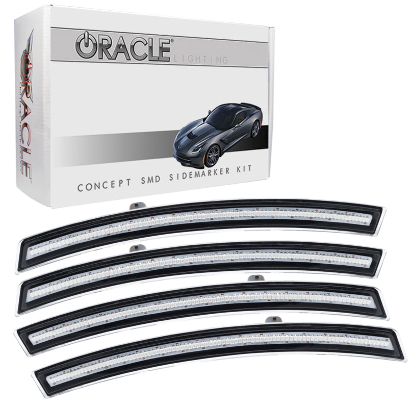 Oracle Chevrolet Corvette C7 Concept Sidemarker Set - Clear - No Paint SEE WARRANTY - Racecraft Industries