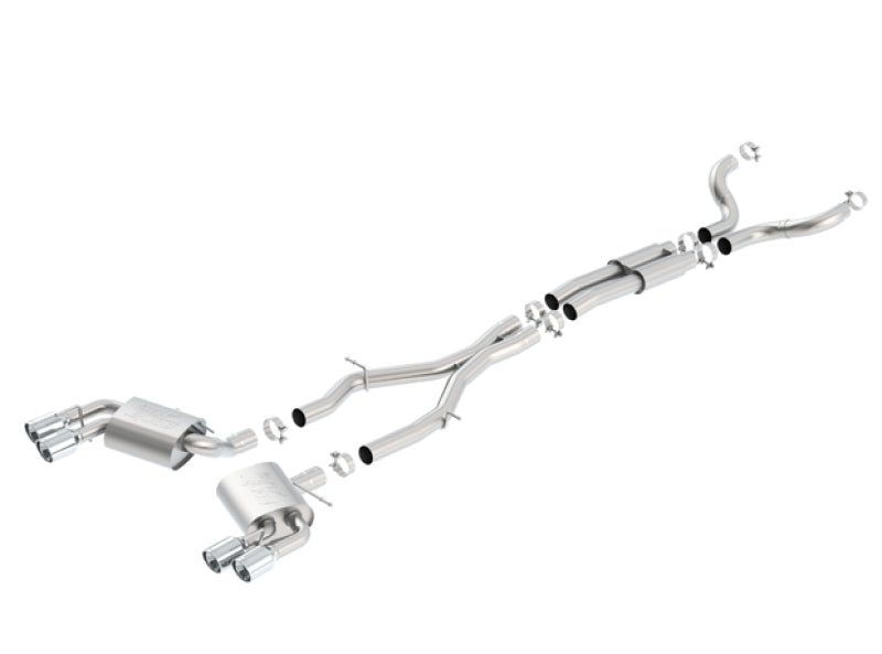 Borla Chevy 16-17 Camaro 6.2L ATAK Catback w/ Dual Tips (NPP) Dual Split Rear Exit - Racecraft Industries