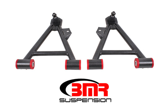 BMR 94-04 Mustang Lower Non-Adj. A-Arms (Coilover Only) w/ STD. Ball Joint (Poly) - Black Hammertone - Racecraft Industries