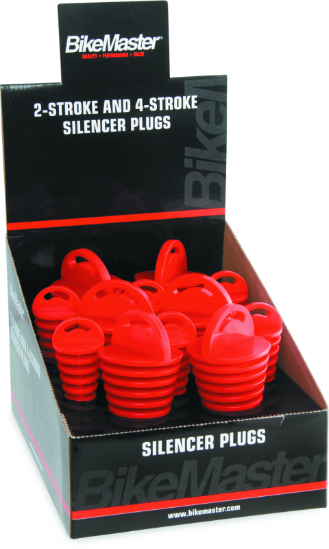 BikeMaster Exhaust Plug Display - 12pc. - Racecraft Industries