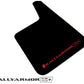 Rally Armor Universal Fit (No Hardware) UR Plus Red UR Mud Flap w/ White Logo - Racecraft Industries