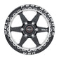 Weld S909 17x10 Ventura 6 Beadlock 6x135 ET42 BS7.25 Gloss BLK MIL DIA 87.1 - Racecraft Industries
