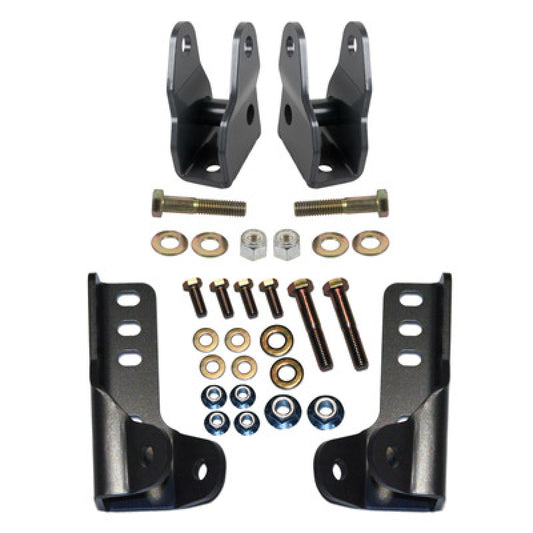 Synergy 07-18 JeepWrangler JK/JKU Front Lower Shock Extension Brackets - Racecraft Industries