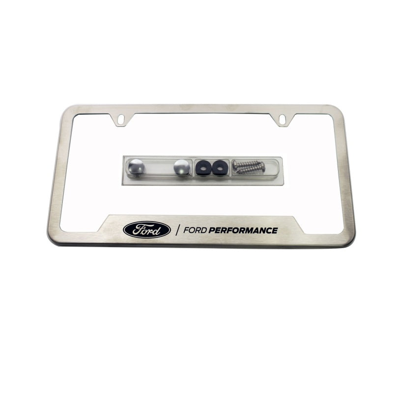 Ford Racing Stainless Steel Ford Performance License Plate Frame - Racecraft Industries