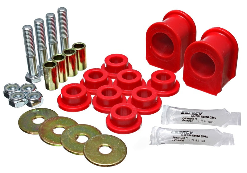 Energy Suspension 05-07 Ford Mustang Red Rear Sway Bar Frame Bushings (Must Reuse All Metal Parts) - Racecraft Industries
