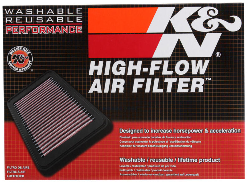 K&N Custom Oval Air Filter 7.75in OW X 14.625in OL x 2in H - Racecraft Industries