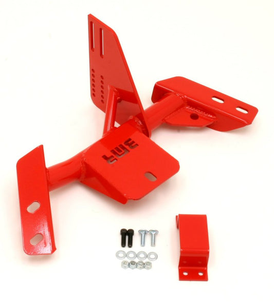 BMR 84-92 3rd Gen F-Body Torque Arm Relocation Crossmember TH350 / PG - Red - Racecraft Industries