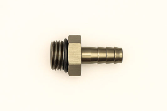 DeatschWerks 8AN ORB Male To 3/8in. Male Triple Barb Fitting (Incl. O-Ring) - Racecraft Industries
