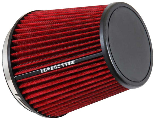 Spectre HPR Conical Air Filter 6in. Flange ID / 7.313in. Base OD / 7in. Tall - Red - Racecraft Industries