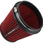 Spectre HPR Conical Air Filter 6in. Flange ID / 7.313in. Base OD / 7in. Tall - Red - Racecraft Industries
