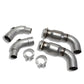 BBK 15-20 Ford Mustang GT 3in Short Mid Pipe Kit w/Cats (Use LT Header 1633/16330/1856/18560) - Racecraft Industries