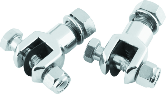 Bikers Choice L72-98 BT & XL Chrome Footpeg Clevis With Hardware 1/2-20 Male Peg Pr - Racecraft Industries