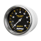 Autometer Marine Carbon Fiber 3-3/8in 8k RPM Tachometer - Racecraft Industries
