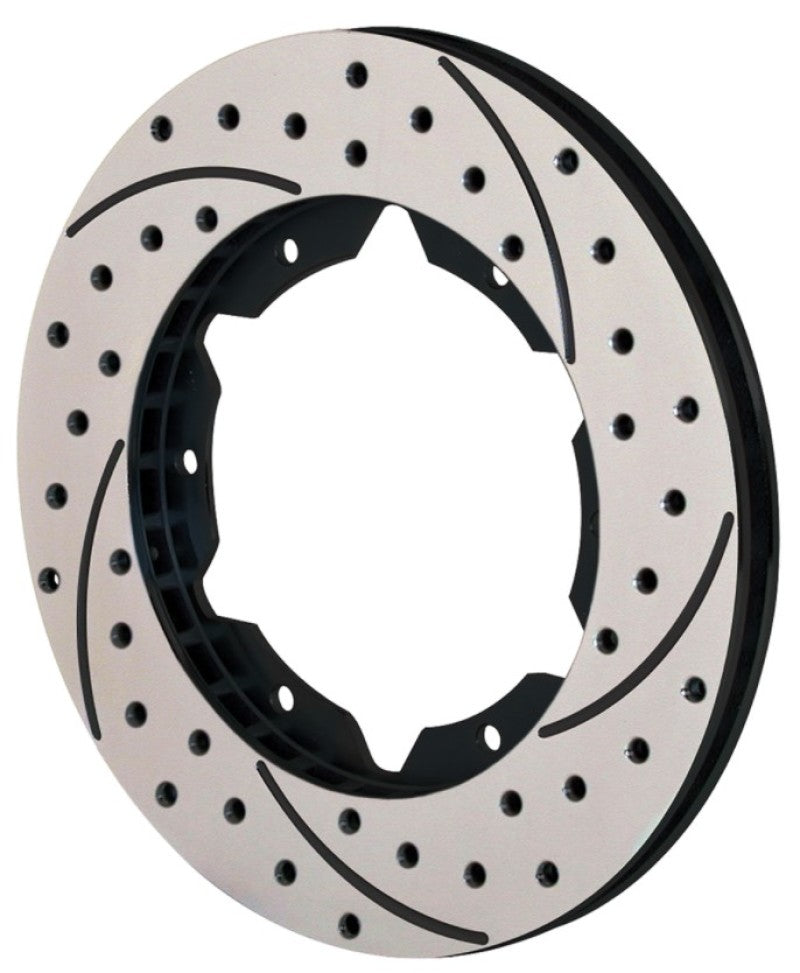 Wilwood Rotor-UL30 Iron RH-SRP BLK Drl 11.00 x .810 - 6 on 6.25in - Racecraft Industries