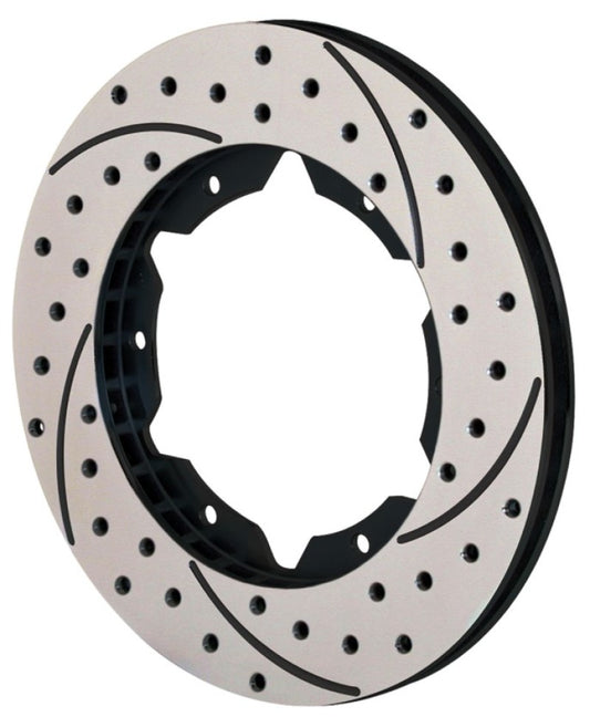 Wilwood Rotor-UL30 Iron RH-SRP BLK Drl 11.00 x .810 - 6 on 6.25in - Racecraft Industries