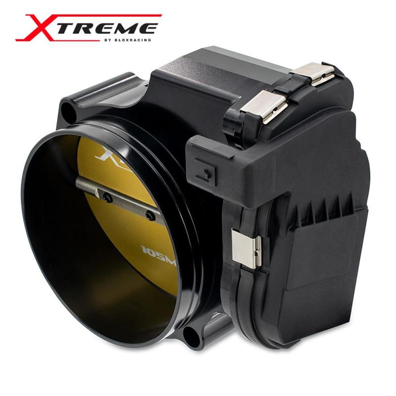 BLOX Racing 2015+ Dodge Hellcat / Jeep Trackhawk 6.2L 105mm Electronic Billet Throttle Body - Black - Racecraft Industries