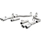 MagnaFlow Axle-Back, SS, 2.5in, Quad Split Rear 3.5in Tip 2015 Dodge Challenger 3.6L V6 - Racecraft Industries
