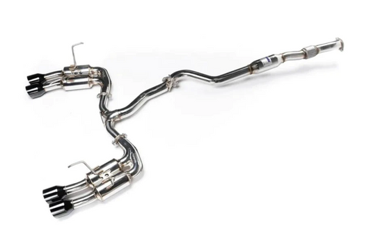 Invidia 2022+ Subaru WRX Gemini Single Layer Quad Black Tip Cat-Back Exhaust - Racecraft Industries