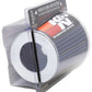 K&N Universal Air Filter Chrome Round Tapered Blue - 4in Flange ID x 1.125in Flange Length x 5.5in H - Racecraft Industries