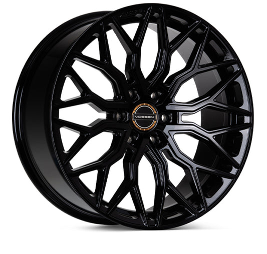 Vossen HF6-3 22x9.5 / 6x139.7 / ET20 / Deep Face / 106.1 - Gloss Black Wheel - Racecraft Industries