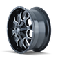 Mayhem 8015 Warrior 20x9 / 6x135 BP / 18mm Offset / 106mm Hub Black w/ Milled Spokes Wheel - Racecraft Industries