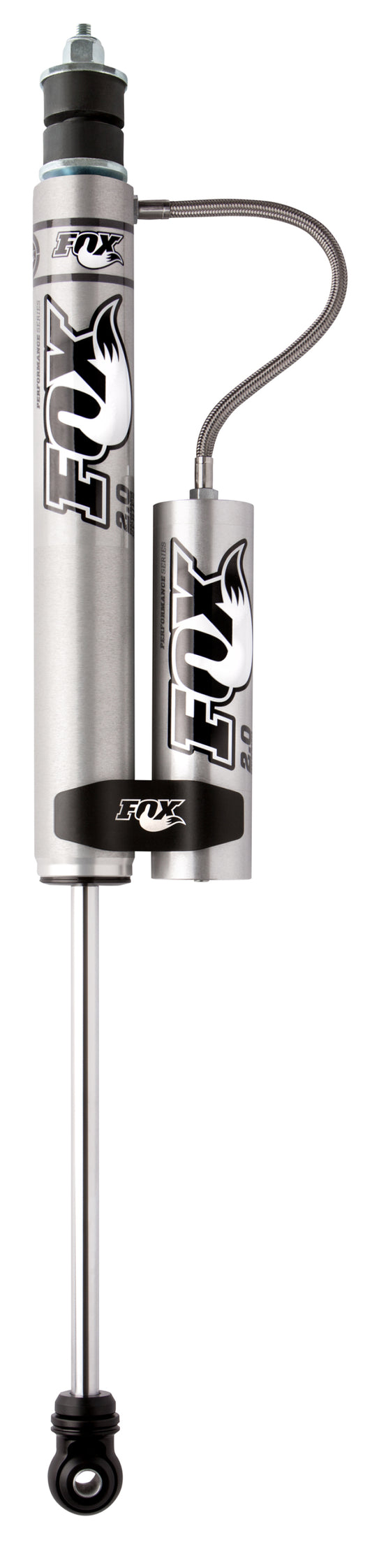 Fox 2.0 Performance Series 12.1in. Smooth Body Remote Res. Shock w/Stem Mount / Std Travel - Black - Racecraft Industries