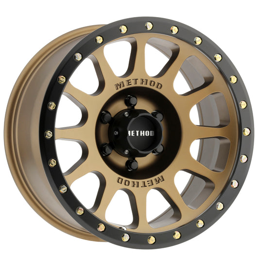 Method MR305 NV 17x8.5 0mm Offset 6x5.5 108mm CB Method Bronze/Black Street Loc Wheel - Racecraft Industries