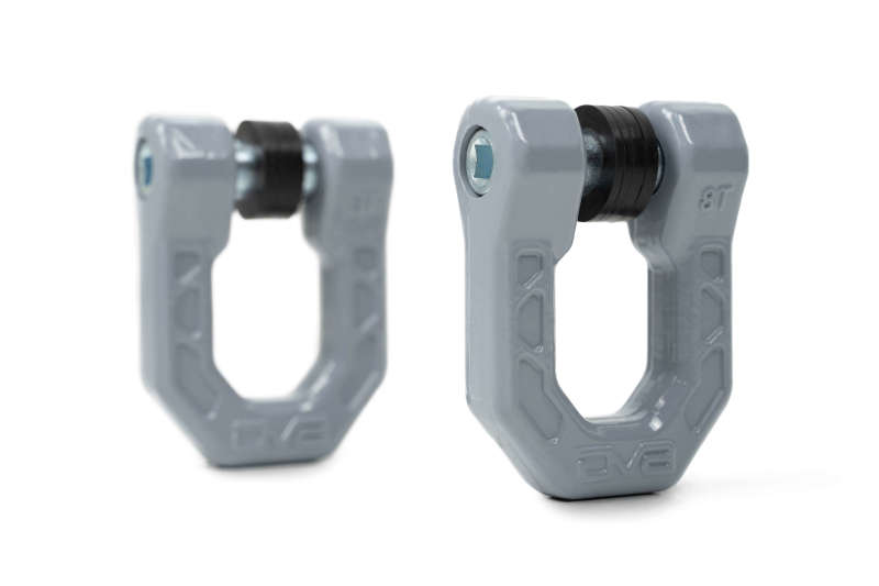 DV8 Offroad Elite Series D-Ring Shackles - Pair (Gray) - Racecraft Industries