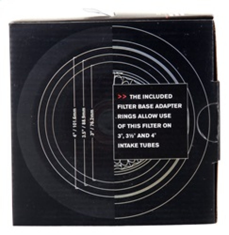 Spectre Adjustable Conical Air Filter 5-1/2in. Tall (Fits 3in. / 3-1/2in. / 4in. Tubes) - Blue - Racecraft Industries