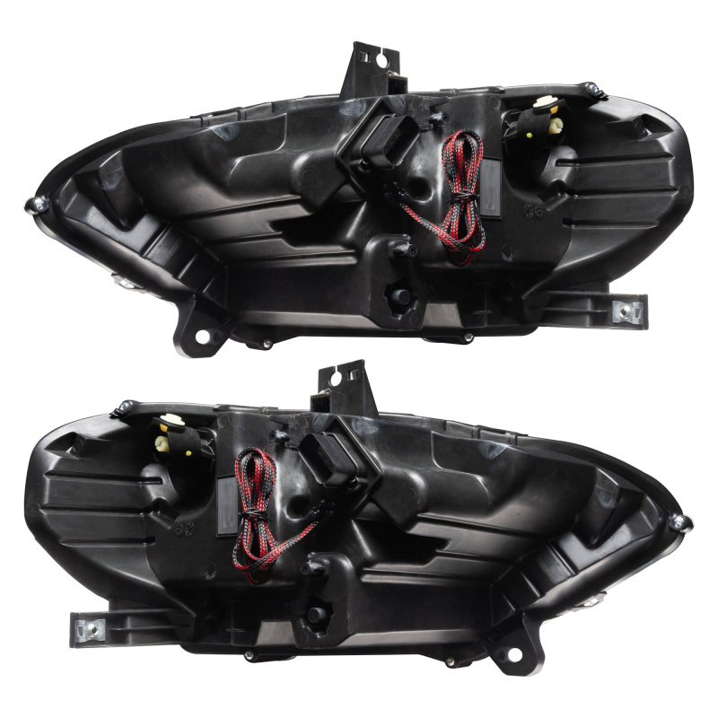 Oracle Lighting 18-23 Ford Mustang Dynamic ColorSHIFT LED Headlights - Black Series SEE WARRANTY - Racecraft Industries