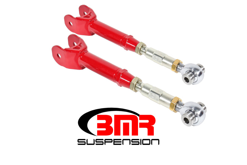 BMR 16-17 6th Gen Camaro Lower Trailing Arms w/ On-Car Adj. Rod Ends - Red - Racecraft Industries