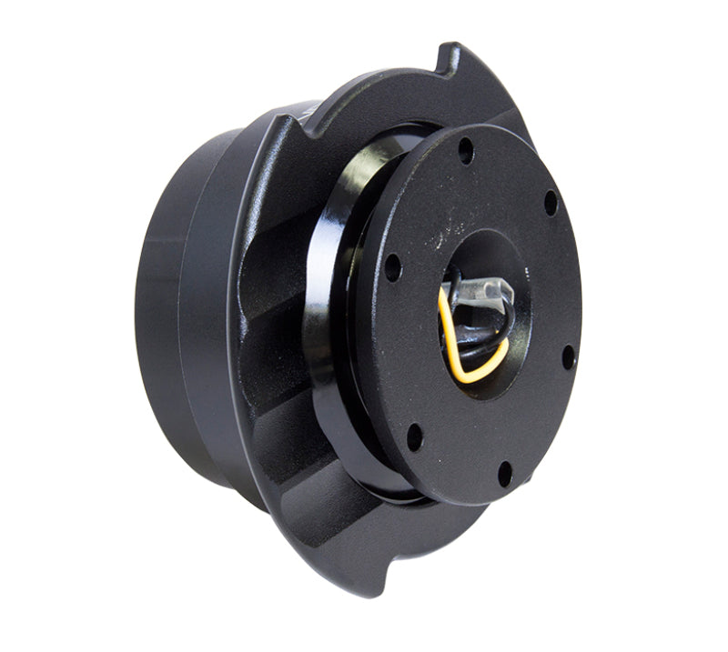 NRG Quick Release Kit Gen 2.5 - Black / Black Ring w/Finger Grooves - Racecraft Industries